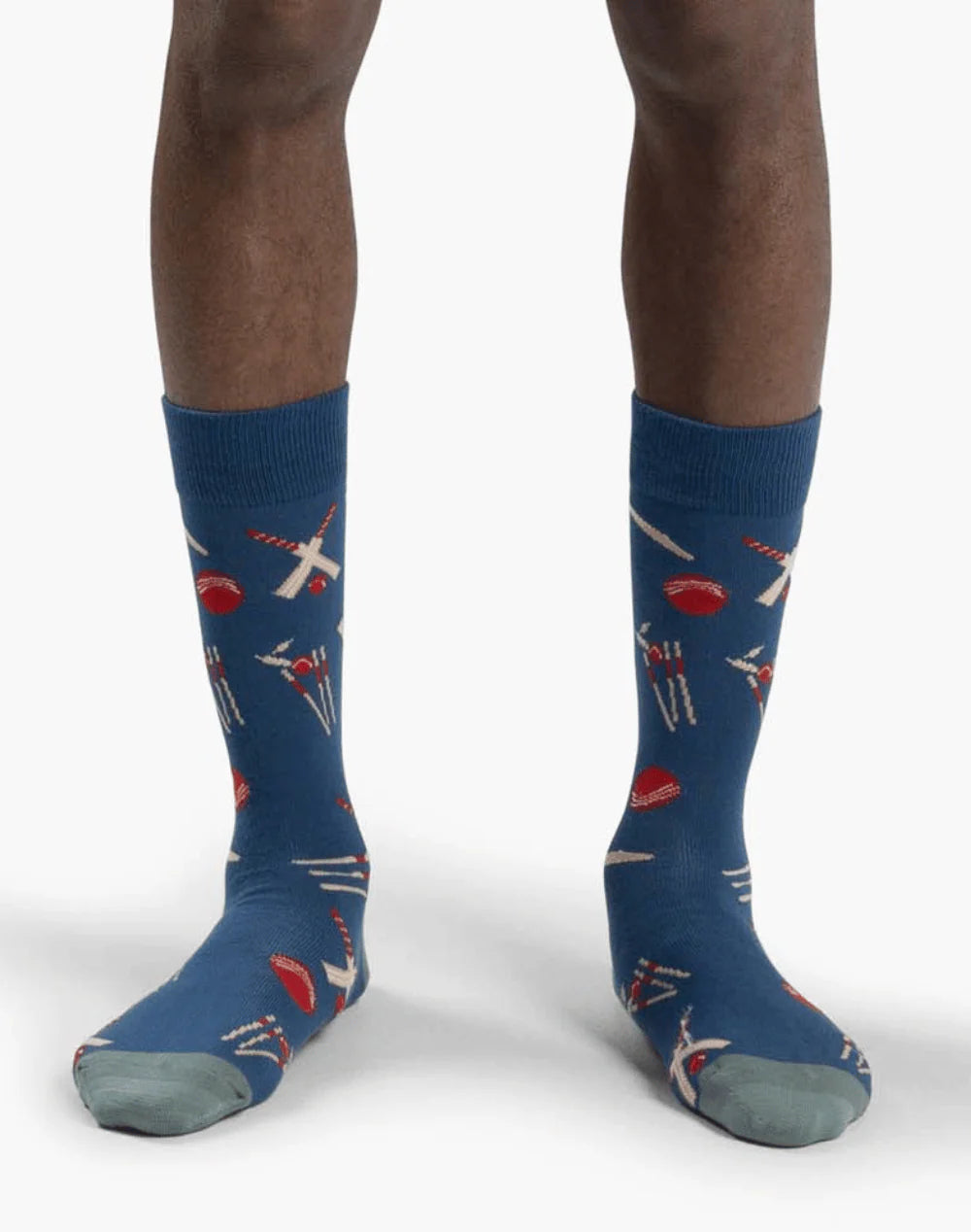 Cricket Stumps | Mens Bamboo Sock