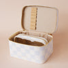 Powder Check Cosmetic Bags