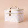 Powder Check Cosmetic Bags
