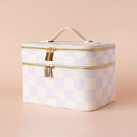 Powder Check Cosmetic Bags