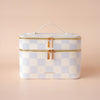 Powder Check Cosmetic Bags