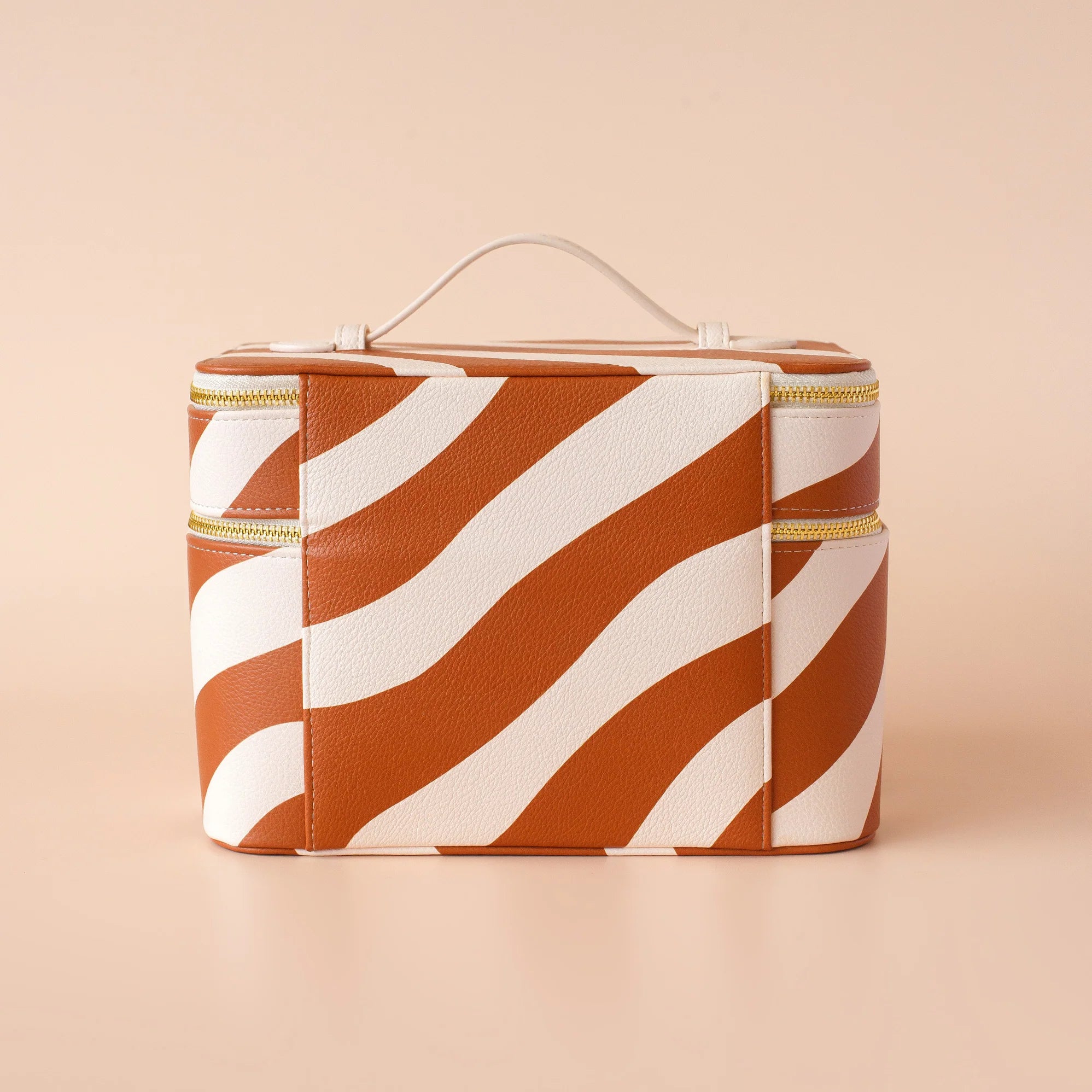 Rust Swirl Cosmetic Bags