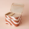 Rust Swirl Cosmetic Bags