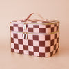 Cherry Check Cosmetic Bags