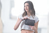 Dingle | Black Woven Washed Leather Clutch