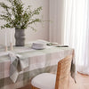 Heidi Check Green Tablecloth