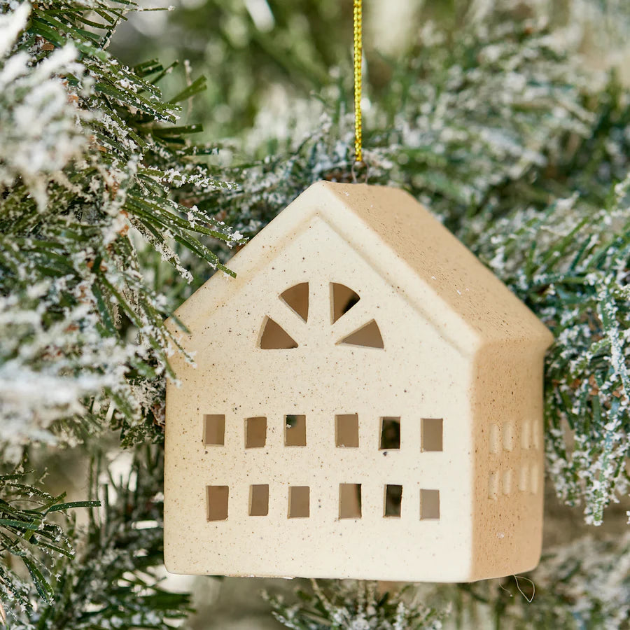 Christmas House Sand Tree Decoration