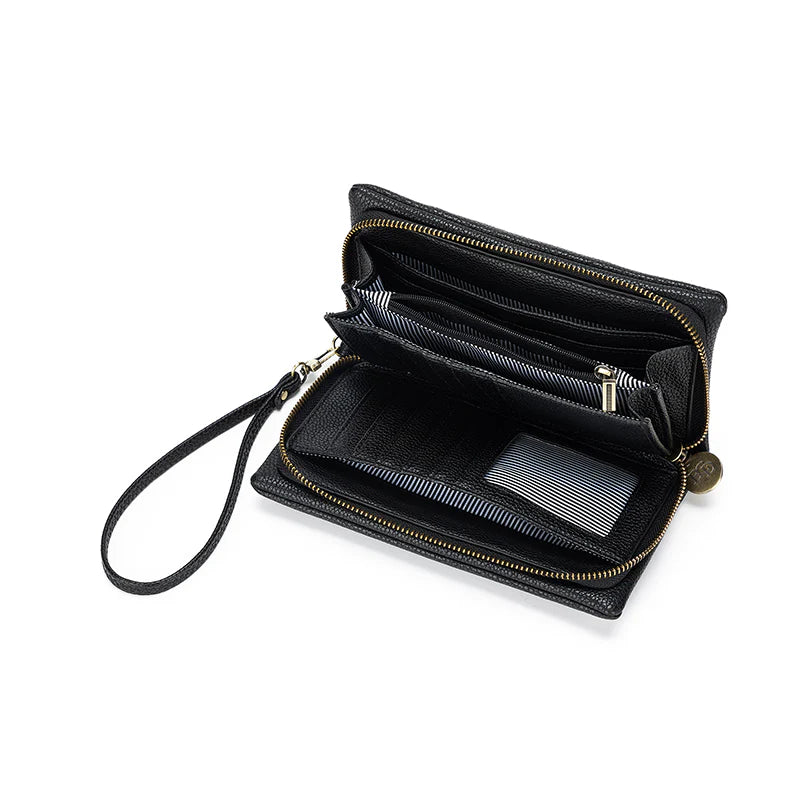 Mavie Crossbody Wallet | Black