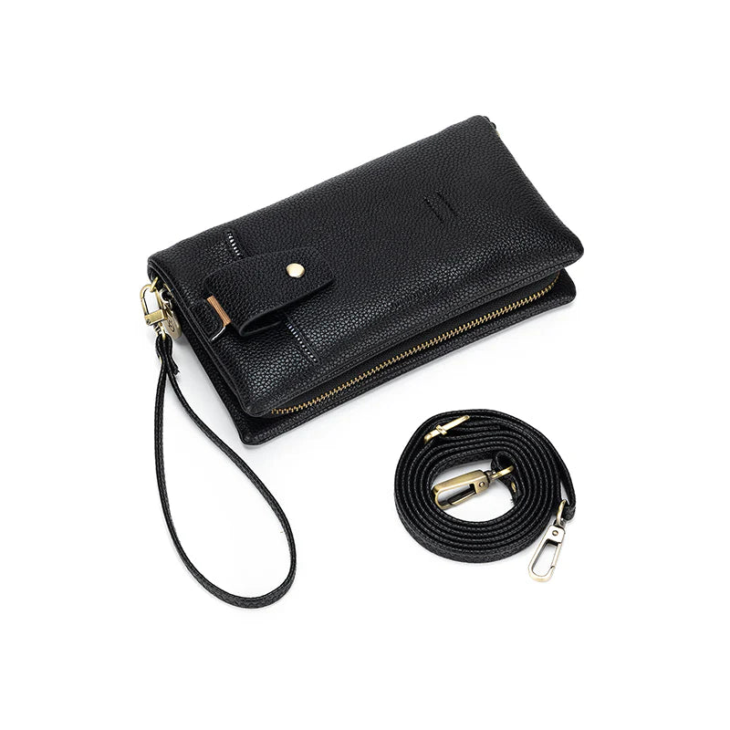 Mavie Crossbody Wallet | Black