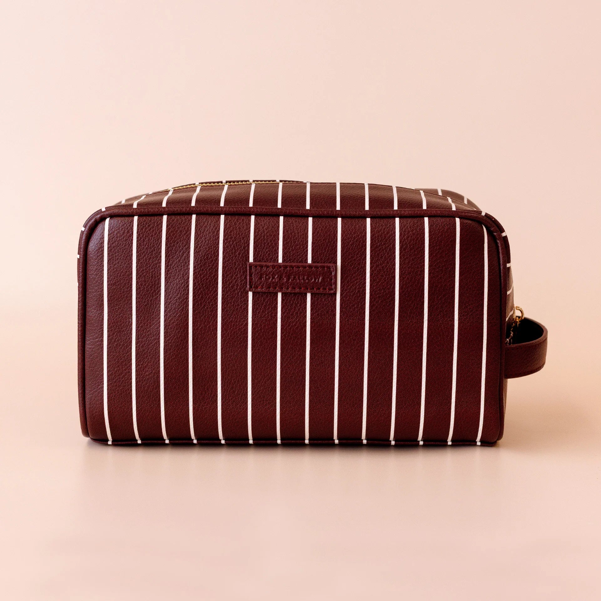 Merlot Pinstripe Cosmetic Bag Collection