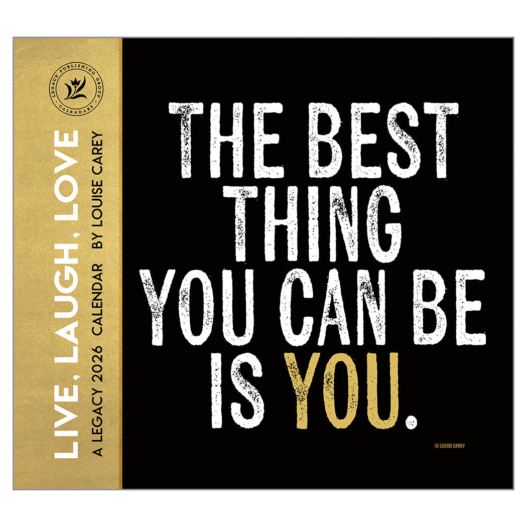 Live, Laugh, Love 2026 | Wall Calendar