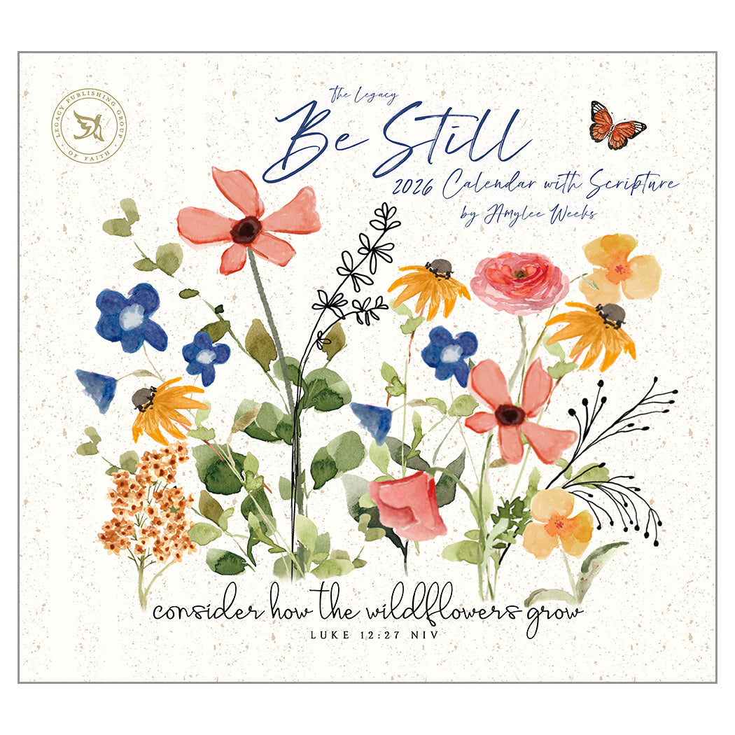 Be Still Scripture 2026 | Wall Calendar