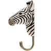 Hand Carved Zebra Hook