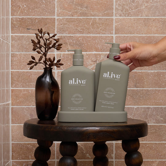Wash & Lotion Duo + Tray | Willow Gum & Lemon Myrtle