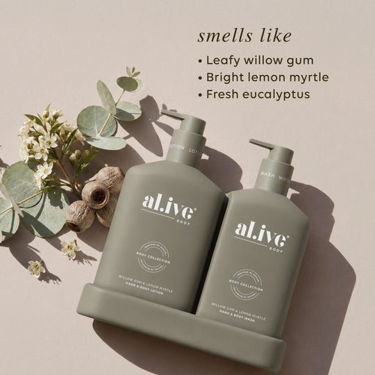 Wash & Lotion Duo + Tray | Willow Gum & Lemon Myrtle