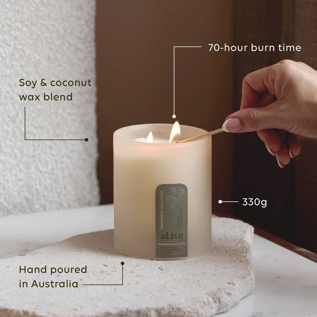 Soy Candle | Willow Gum & Lemon Myrtle