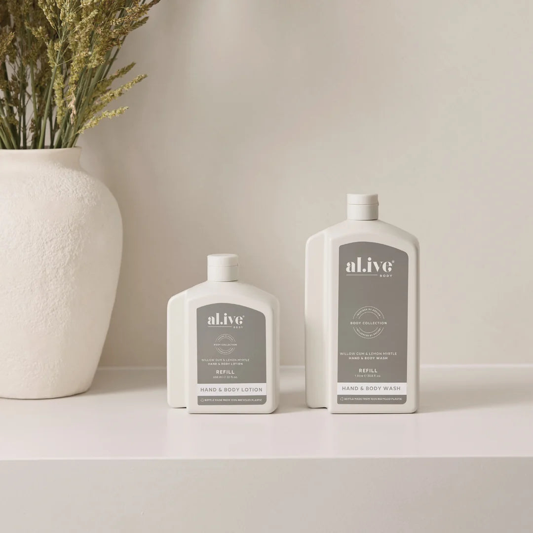 Lotion or Wash Refill Bottle | Willow Gum & Lemon Myrtle