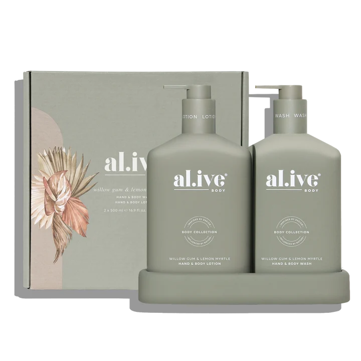 Wash & Lotion Duo + Tray | Willow Gum & Lemon Myrtle