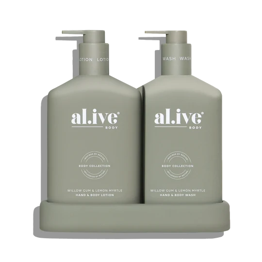 Wash & Lotion Duo + Tray | Willow Gum & Lemon Myrtle
