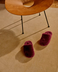 Sheepskin Slippers | Wine