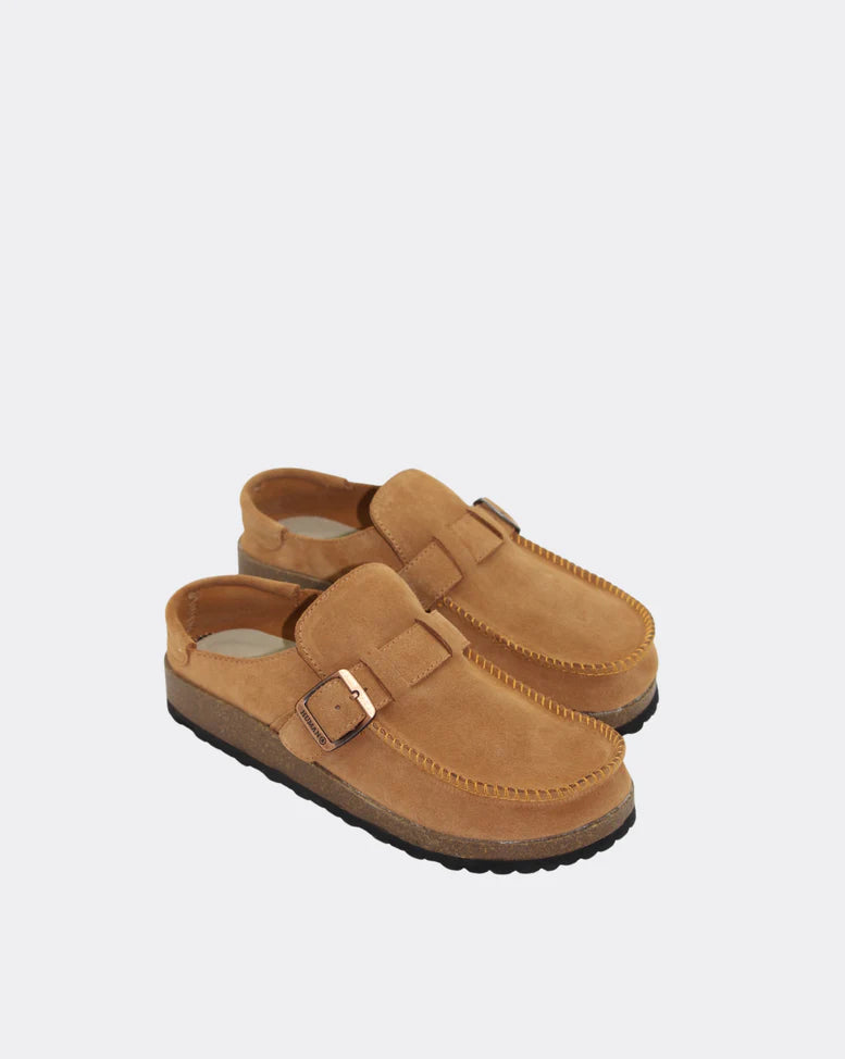 Winnie Slip-On | Tan Suede
