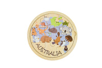 Australian Animals Wooden Jigsaw Puzzle