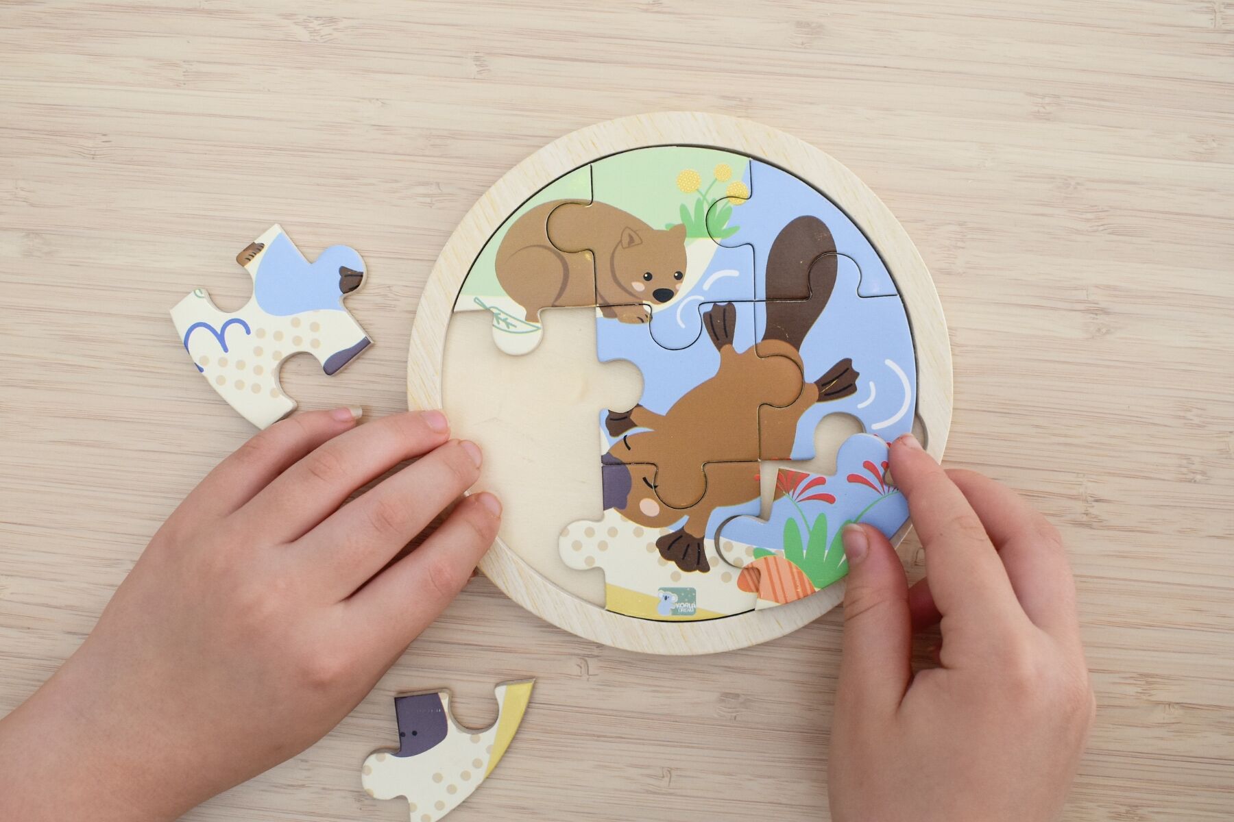 Australian Animals Wooden Jigsaw Puzzle