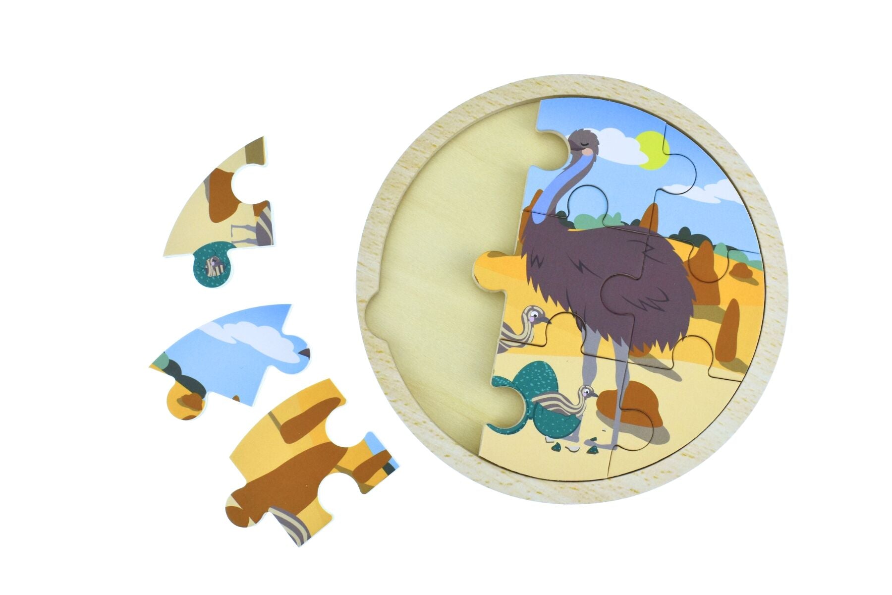 Australian Animals Wooden Jigsaw Puzzle