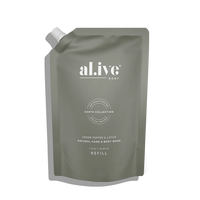 Lotion or Wash Refill 1 Litre | Green Pepper & Lotus