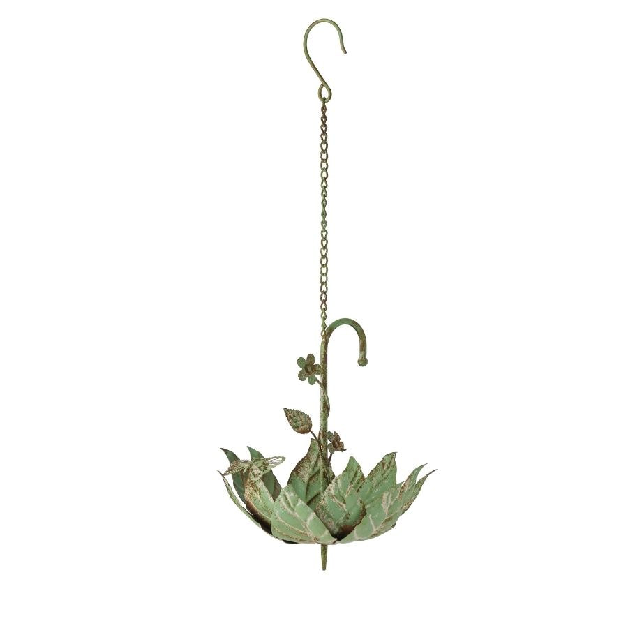 Hanging Leaf Umbrella Bird Feeder