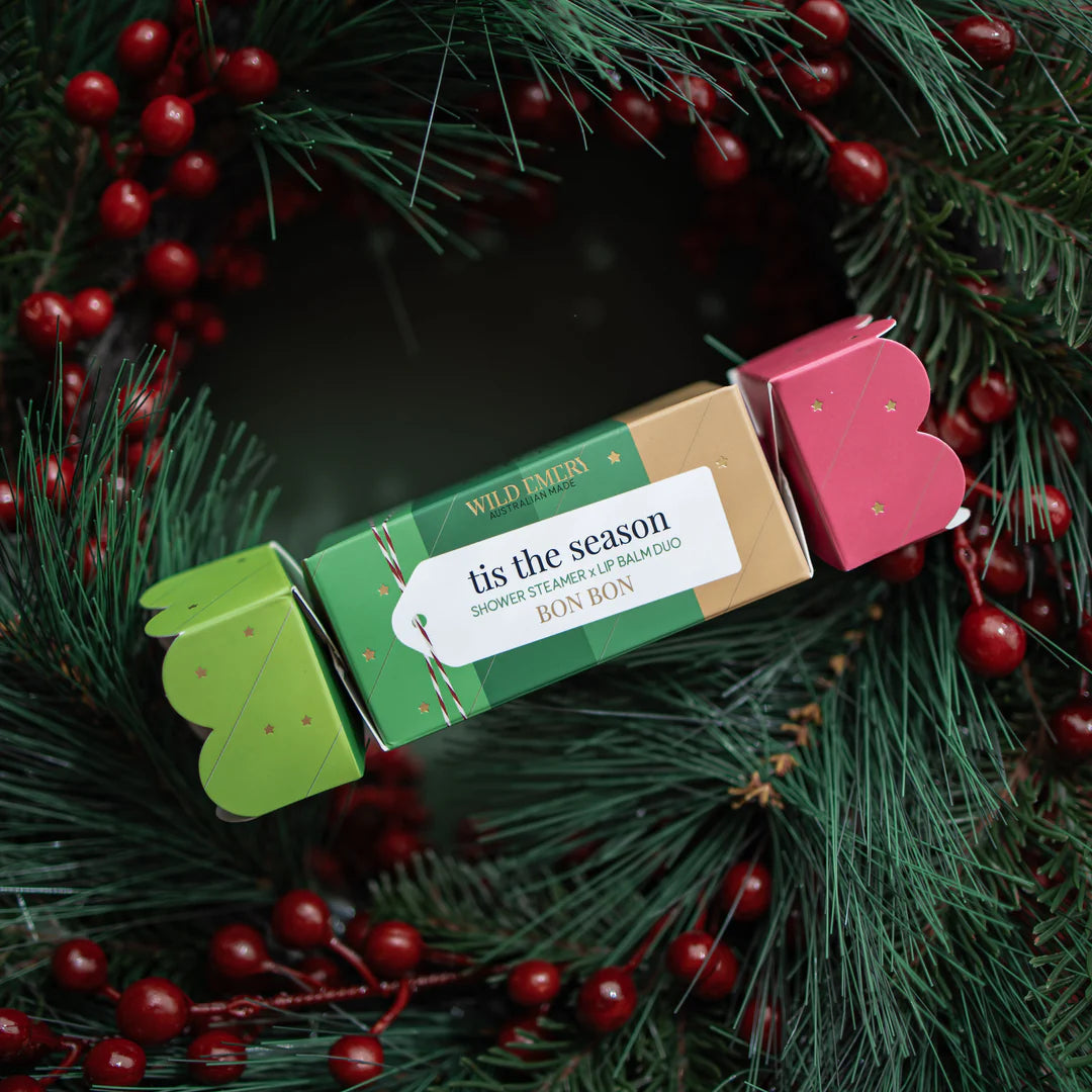 Tis The Season Shower Steamer x Mini Lip Balm Bon Bon
