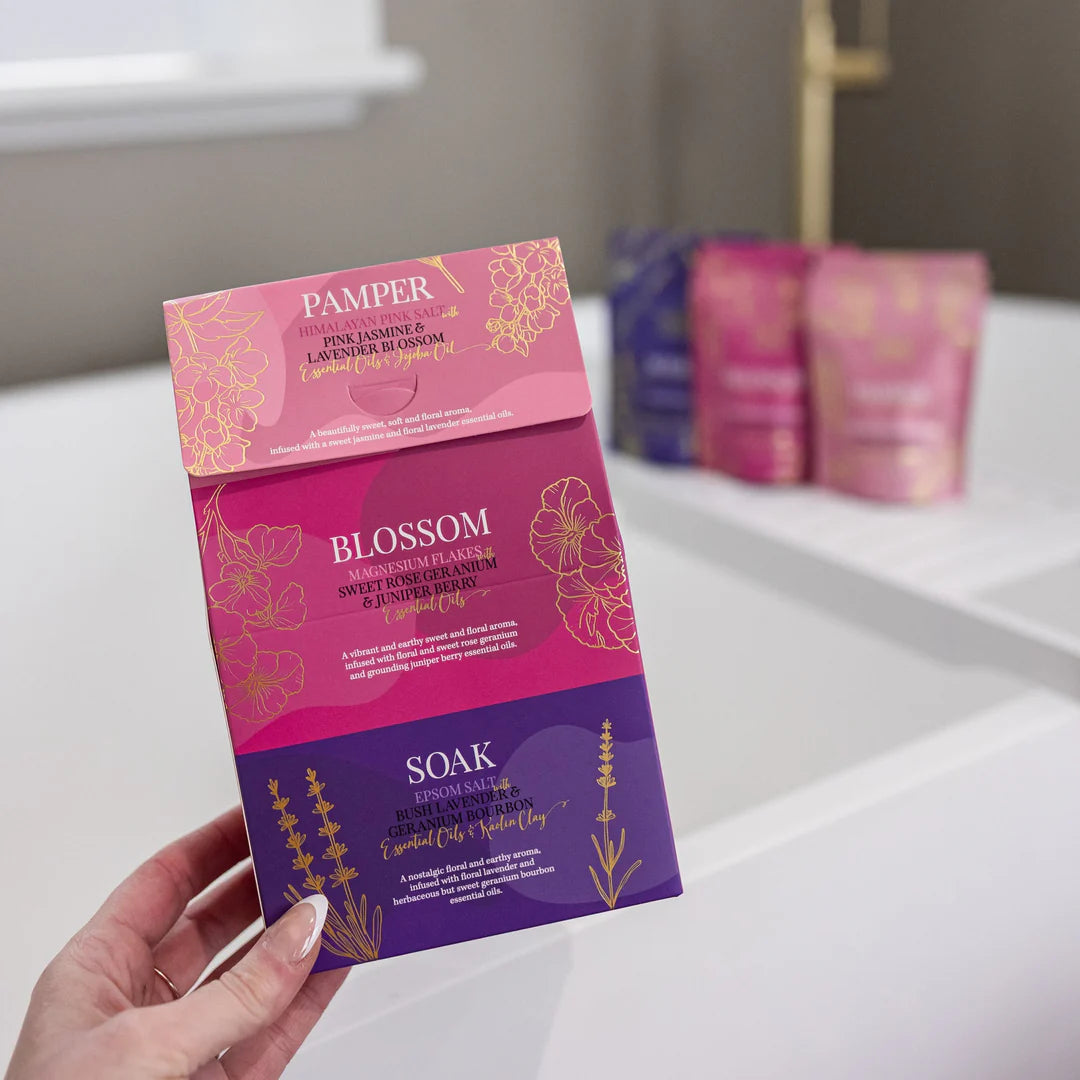Indulgent Natural Bath Salts Three Pack