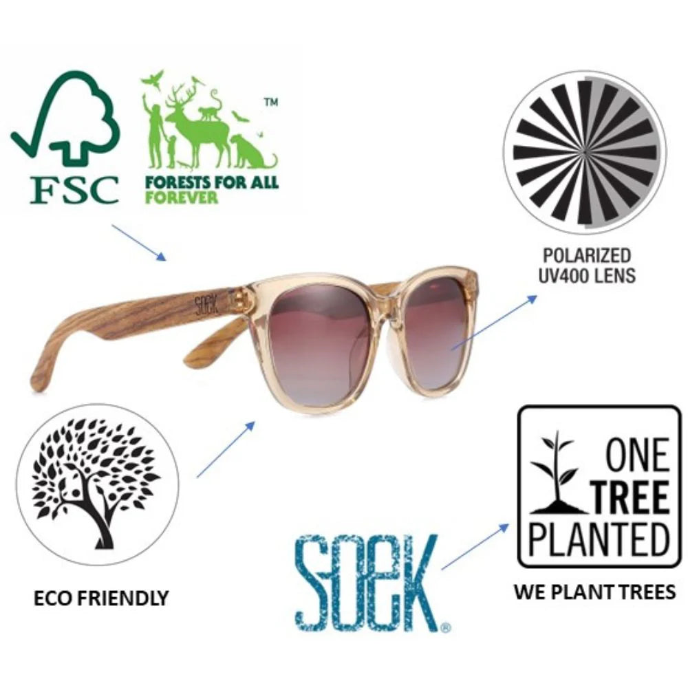 Riviera Toffee Half Tortoise Half Black Frame l Black Polarised Lens l Walnut ArmsMaple Arms”