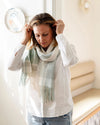 Winter Woollen Check Scarf