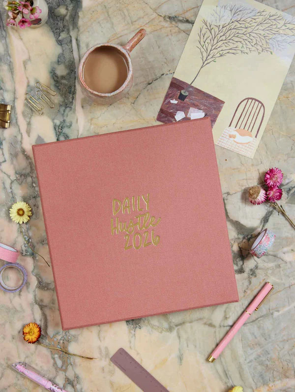2026 Daily Hustle Planner | Rose