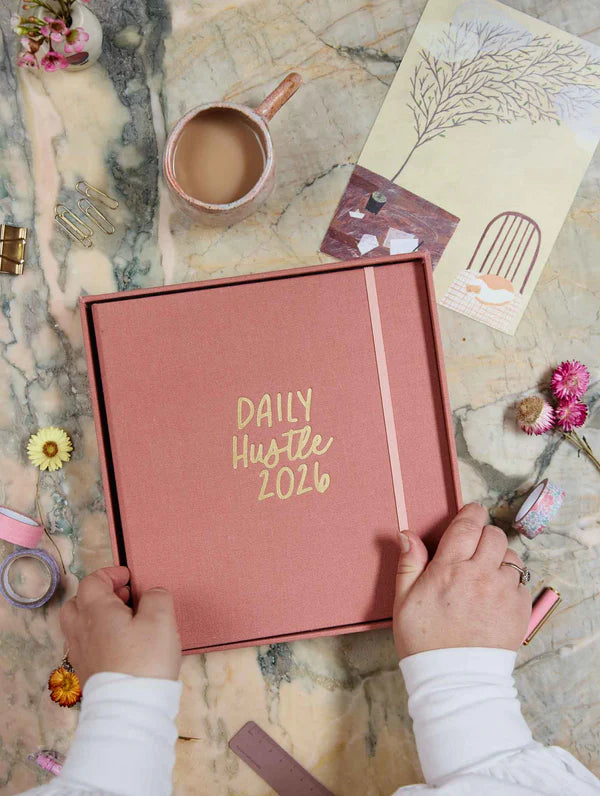2026 Daily Hustle Planner | Rose