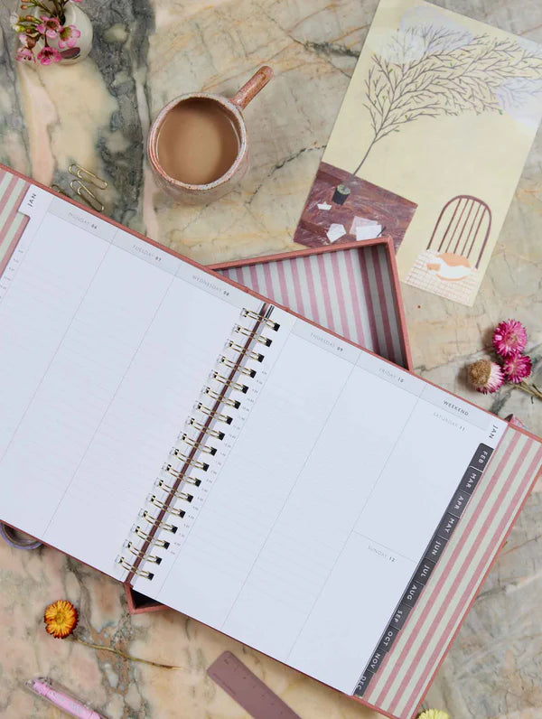 2026 Daily Hustle Planner | Rose