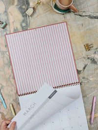 2026 Linen Planner & Calendar | Rose