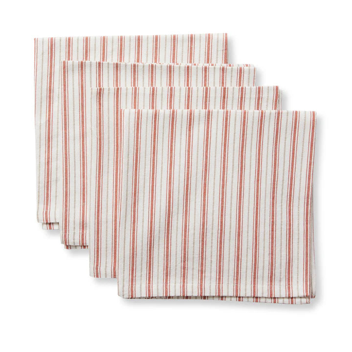 Carol Red Stripe Napery