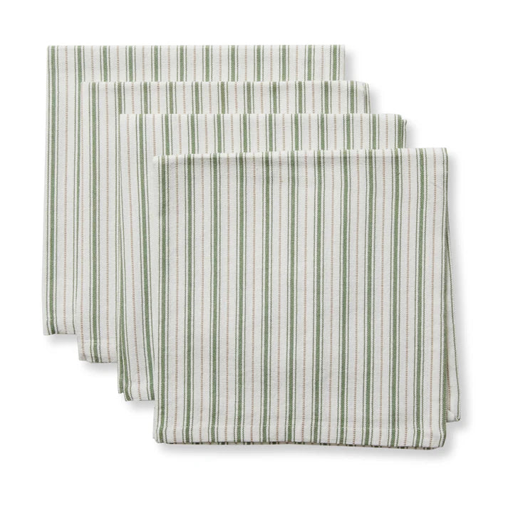 Carol Green Stripe Napery