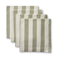 Estelle Green Stripe Napery