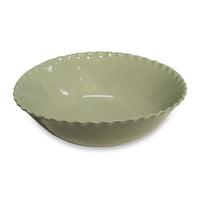 Cleo Wavy Sage Speckle Serveware