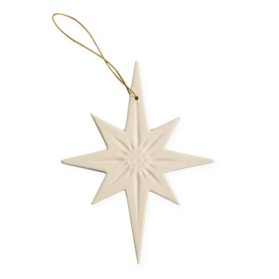Christmas Star White Hanging Decoration