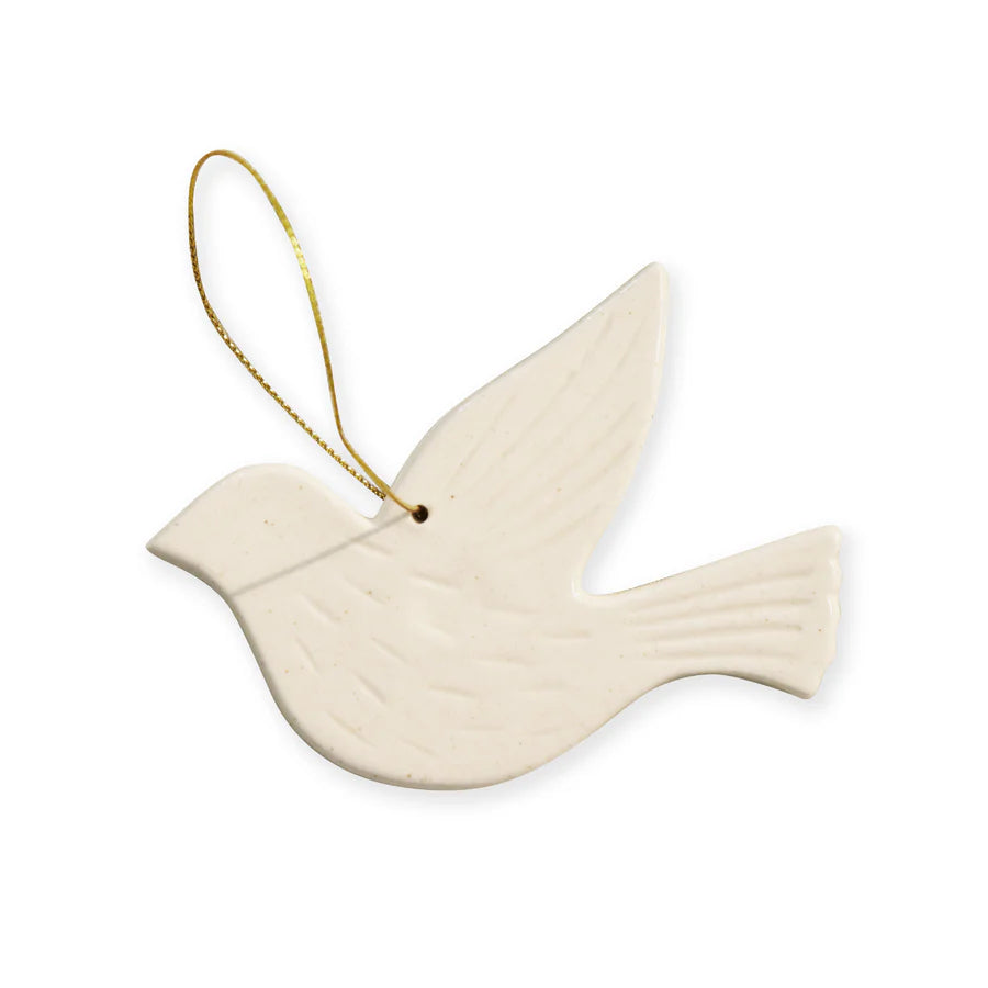 Christmas Dove White Hanging Decoration