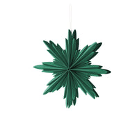 Natalia Paper Dark Green Star Decoration