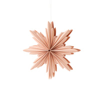 Natalia Paper Blush Star Decoration