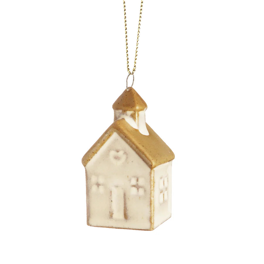 Home Ivory Reactive Ceramic Hanging Decoration