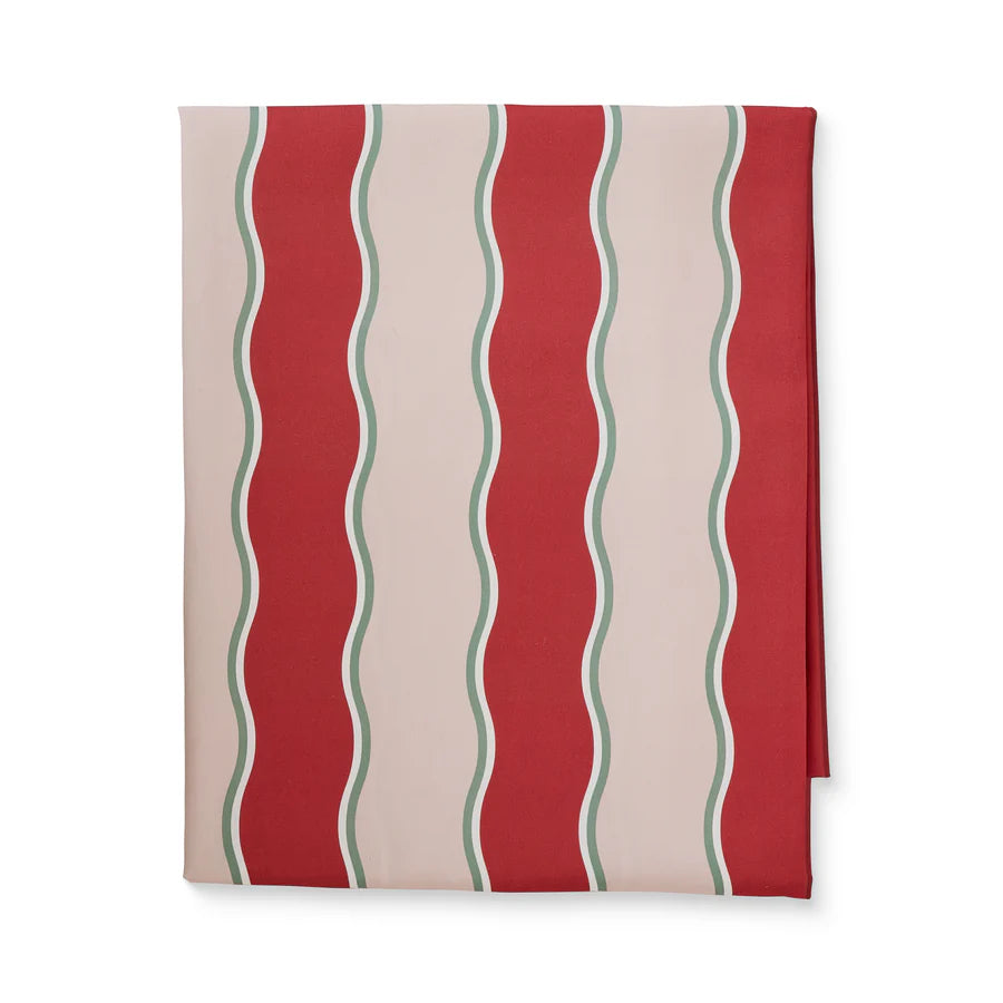 Kit Wavy Red/Pink Alfresco Tablecloth