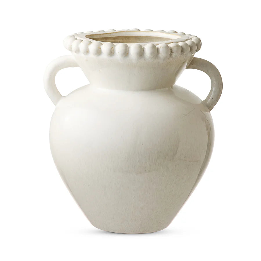 Mona Bobble Reactive Ivory Vase