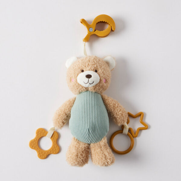 Hugglies Teddy Bear Clip-On Toy | Blue